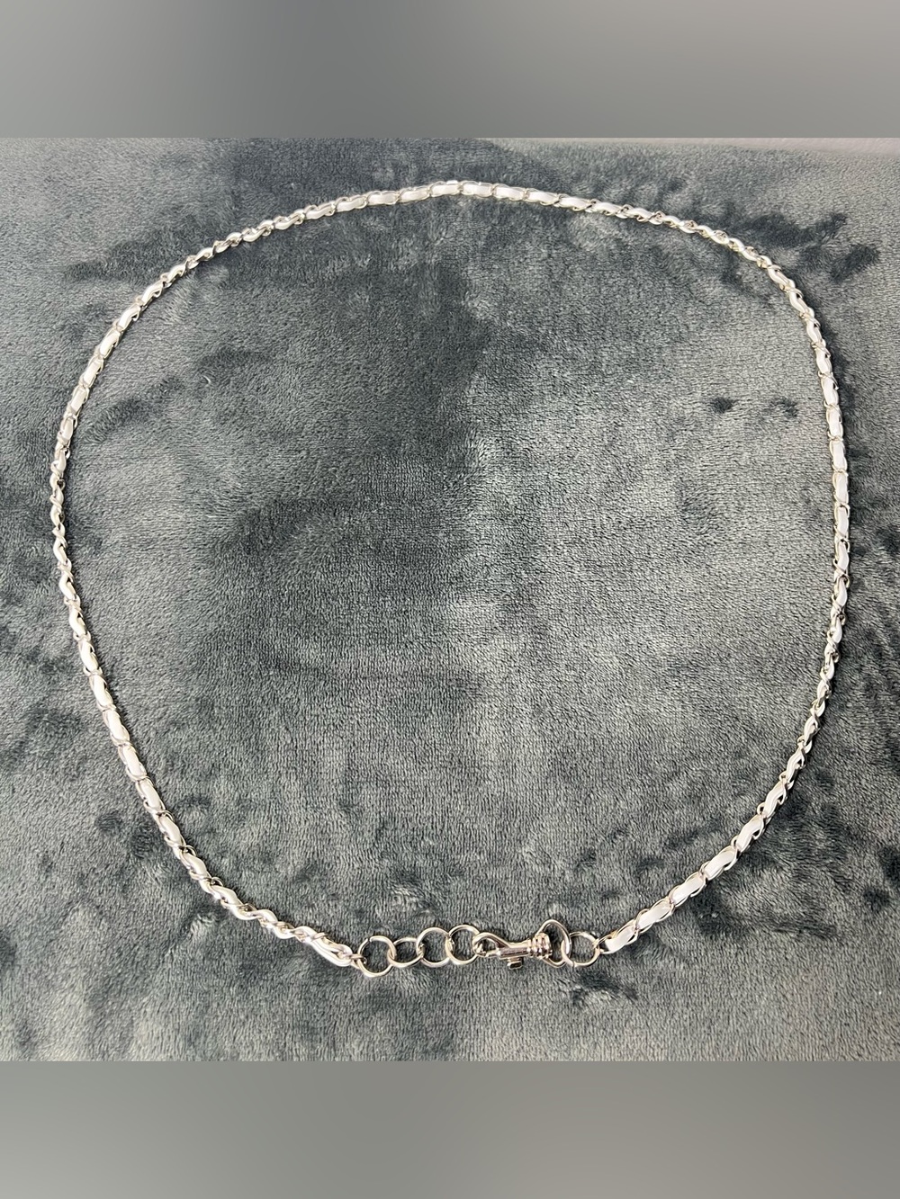 White and Silver Rope Chain Link Hip Waist Belt